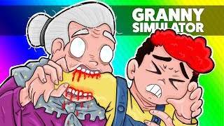 🔥 BABCIA CHCE MNIE ZJEŚĆ! - ODGRYZŁA MI RĘKĘ! | GRANNY SIMULATOR (Zombie Mode) /w Hadesiak