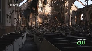 CBS3 Exclusive: Eyewitness News Tours Greater Bible Way Temple Following Devastating Fire