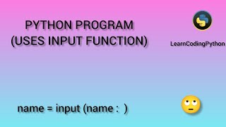 How to use input function in python|| The python input function || command line input