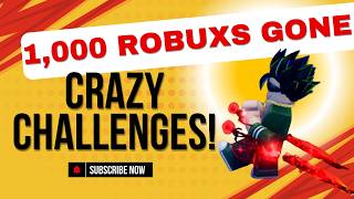 Blade Ball CHAOS: 1,000 Robux Sword & Crazy Challenges!