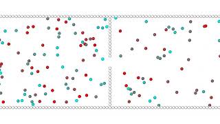 Ideal Gas Diffusion Simulation (2D) (Example I)