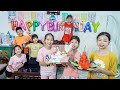 Kids Go To School | Chuns And Best Friend Birthday Cake And Fruit Party