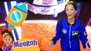 Astronaut Meekah Visits Mars! Educational Videos for Kids | Blippi and Meekah Kids TV