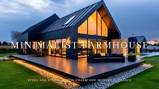 Timeless Grace: The Art of Luxe Minimalism in Steel and Stone Farmhouses