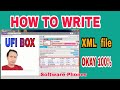 HOW TO WRITE XML FILE BY UFI BOX 100%