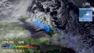 GPM/DPRが捉えた山陰地方の大雪（2017年2月11日）