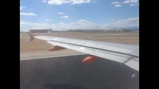 Despegue de Madrid en un A319 de Easy Jet