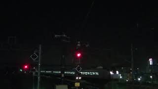 常磐線 JR東日本E657系 夜の取手駅通過集