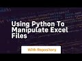 using python to manipulate excel files