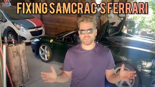 Flying 4500 Miles To Help Fix The SamCrac Ferrari 360