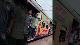 Katwa local arrived 10mins late on Tribeni station #tribeni #travel #ballystation #vlog #youtuber