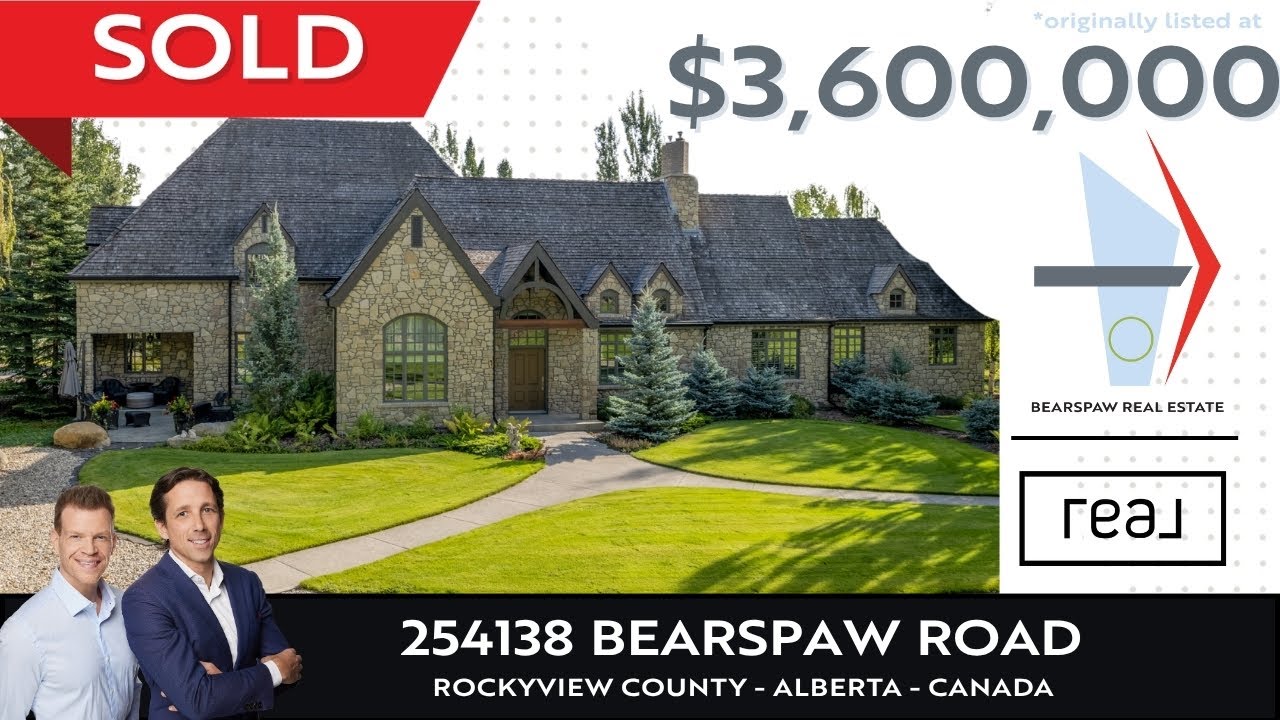 Bearspaw Real Estate Luxury Tour 254138 Bearspaw Road Youtube