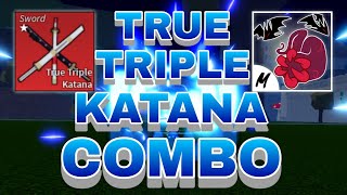 blox fruits true triple katana combo #2/ブロックスフルーツ真トリプル刀コンボ#2 #bloxfruits #bloxfruitscombo #ブロックスフルーツ