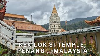 Kek Lok Si Temple,  PENANG,  MALAYSIA #penang #kekloksitemple #pagoda #buddhatemple