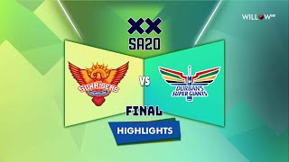 Highlights: Final, Sunrisers Eastern Cape vs Durban Super Giants | Final - SEC vs DSG