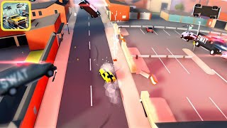 Reckless getaway 2 android gameplay.Turbo Chase top down persuit.🔥🥵