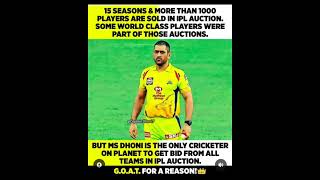 All Teams Bet for MS.DHONI in IPL AUCTION #msdhoni #ipl2023 #ipl #cricket #csk #viral #shorts