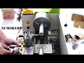 NUMOBAMS Brushless DC Motor ( 550W Rated Output Power) 0618 Mini Lathe cut on 45# Steel Performance