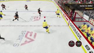 NHL19 HUT super long goals from 175 + 100ft ?!  NHL19