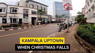 Inside Kampala uptown 🇺🇬 during Christmas  2024.