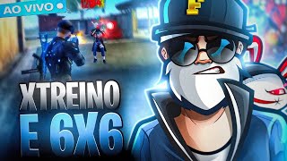 FREE FIRE AO VIVO ! JOGANDO XTREINO COM O CHAT !!