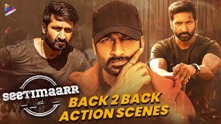 Seetimaarr Back To Back Best Action Scenes | Gopichand | Tamannaah | Bhumika | Kannada Dubbed Movie