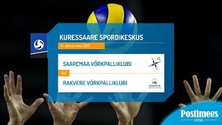 Saaremaa VõrkpalliKlubi vs Rakvere Võrkpalliklubi - Eesti meeste karikavõistluste poolfinaal