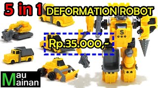 5 in 1 Deformation Robot Toys | 5 in 1 Construction Robot Toy