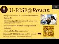 2024 U-RISE Program Information