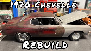 1970 Chevrolet Chevelle weathered model kit build part 2 #115 ep#85