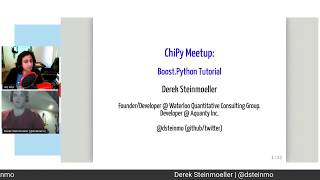 Boost.Python Tutorial - Derek Steinmoeller