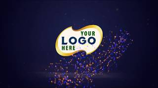 736 - Particle beauty quick short Logo Reveal animation any colors intro