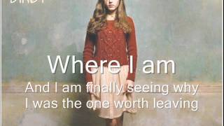 Birdy - The district sleeps alone tonight [lyrics]