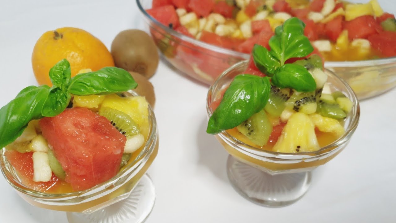 Comment Faire Une Salade De Fruits: Recette Facile Et Rapide(How To ...