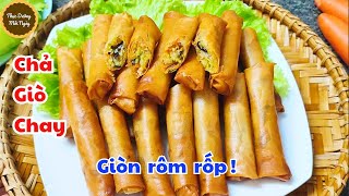 Gợi Ý Món Chả Giò Chay Với Nhân Mới Lạ Ngon Hơn, Cách Gói Chả Giò Để Cả Ngày Vẫn Giòn Tan