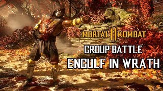 MORTAL KOMBAT 11 - Group Battle Gameplay #2 (Engulf in Wrath) @ 1080p (60ᶠᵖˢ) ✔
