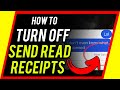 How to Turn Off Send Read Receipts on iPhone