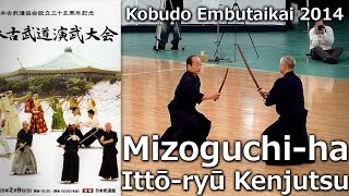 Mizoguchi-ha Itto-ryu Kenjutsu - 37th Nippon Kobudo Embutakai at the Nippon Budokan