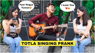Totla Prank & Singing Heer Ranjha- Rito Riba Song In Public | Shocking😱 Girl Reactions | Jhopdi K