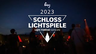 Schlosslichtspiele 2023 ZKM Karlsruhe  "Hoffungshorizonte"