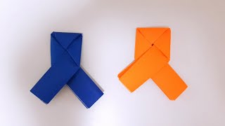 색종이 한장으로 쪽지 종이접기, 과자봉지 접기, simple origami