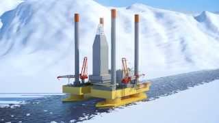 Zentech Semi-Submersible Jackup Drilling Rig for Polar Waters