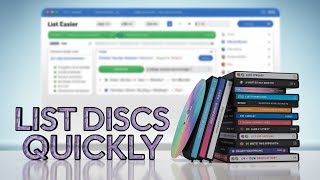 How I List 11 Discs Super Fast With This Easy Tool! ListEasier