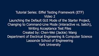Tutorial on ETF (Eiffel Testing Framework): Part 2