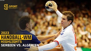 Kein Problem! Serbien mit ungefährdetem Auftaktsieg gegen Algerien | SDTV Handball