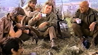 戦略大作戦（Kelly's Heroes）TV日本語吹き替え版　「打ち合わせ」　クリント・イーストウッド　テリー・サバラス　ドナルド・サザーランド