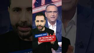 La tecnica segreta di Carlo Conti per presentare i big di Sanremo 2025