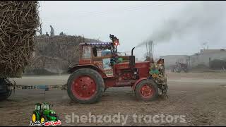 Talented Tractor Driver Failed | Power Of Belarus Tractors &  Sugarcane load Trailer