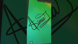 SIMRA name signature on procreate comment your names #procreate #trending