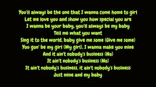 Rihanna - Nobody's Business Featuring Chris Brown (Lyrics HD)